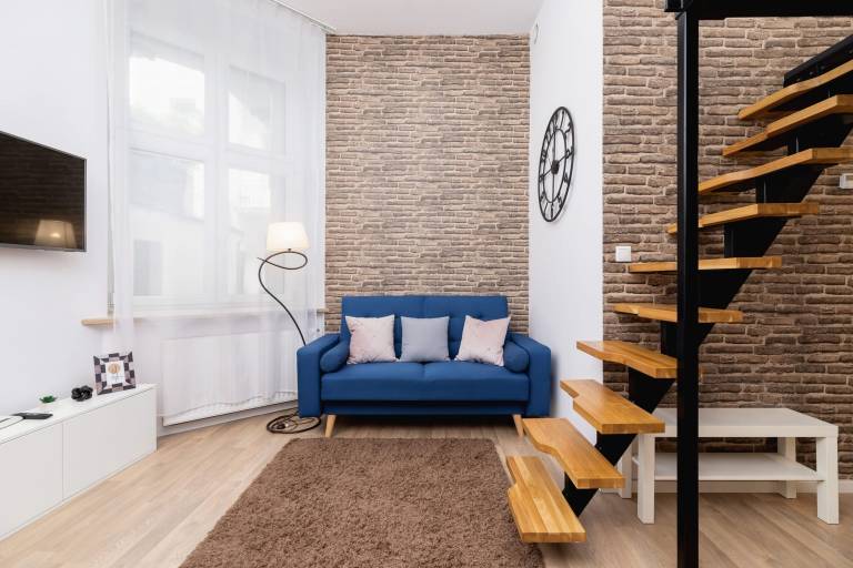 Dietla 66 Apartment with mezzanine Home office in Kraków