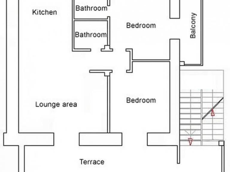 Apartment with BBQ, patio & yard — photo 2