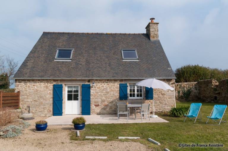 Ferienhaus in Kerlouan, Brignogan-Plages f&uuml;r max. 4 Personen am Atlantik