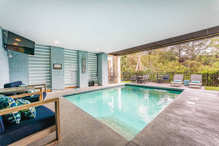 House with private pool & barbecue | Water view in Hilton Head Island, SC