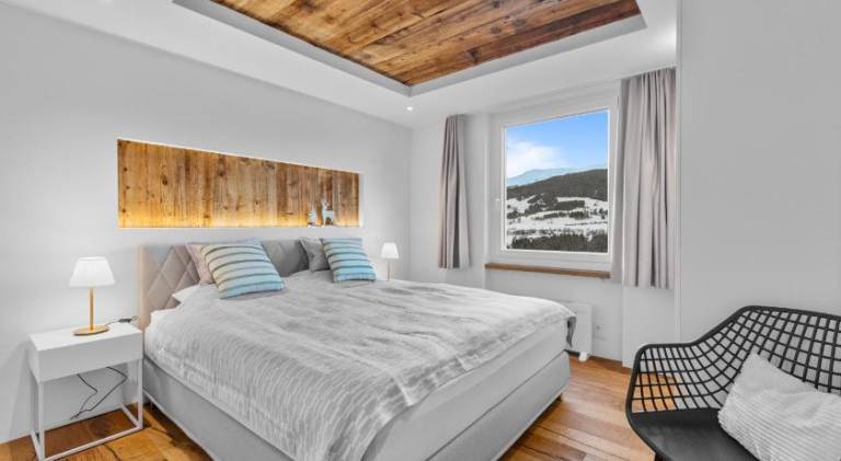 Nice apartment with pool | Pets are welcome in Brigels