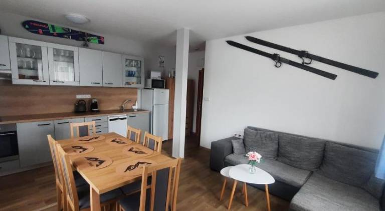 Apartment with terrace & grill in Benecko