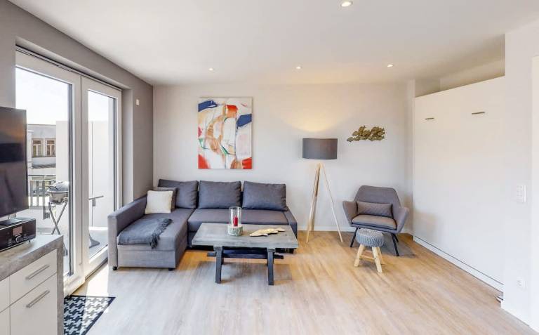 Family-oriented rental apartment with patio & yard | Dogs allowed in Groemitz