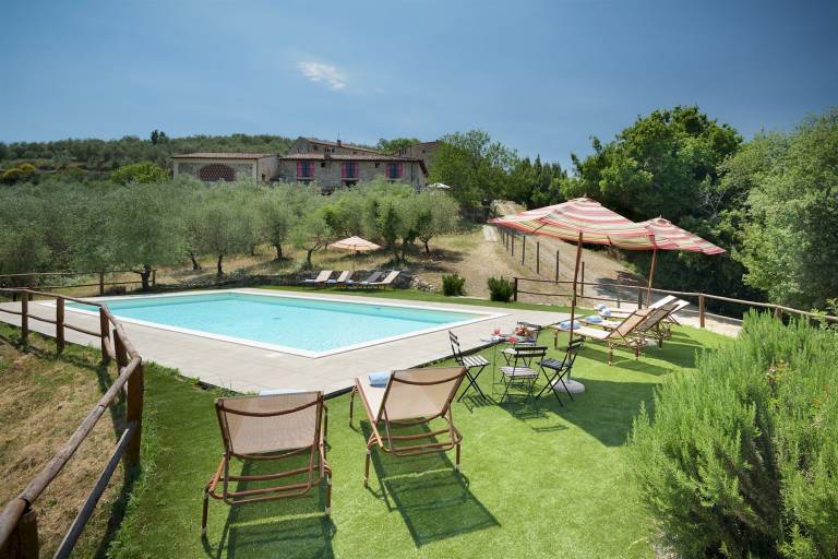 Fully equipped big villa with yard, barbeque & private pool | Perfect for remote work | Pet-friendly in Castellina in Chianti