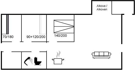64 m² Ferienhaus ∙ 3 Schlafzimmer ∙ 6 Gäste – Bild 24