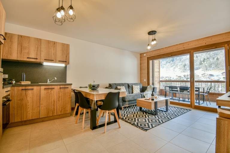 Ferienwohnung in Le Grand-Bornand, Le Chinaillon für max. 4 Gäste