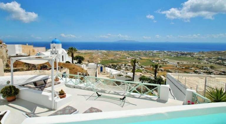Ambrosia Cave Villa with Seaview & Private Pool in Santorini