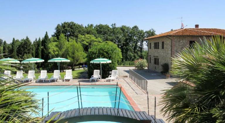 Rental apartment with pool | Pets allowed in Terricciola