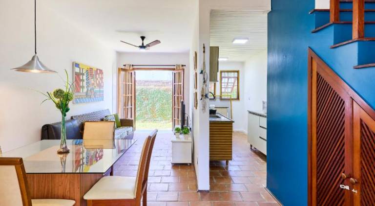 Cond 400m das praias Tenorio e Grande, 2 quartos com ar condicionado in Ubatuba