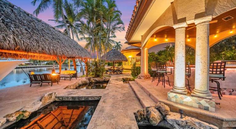 Majestic Waterfront Villa Venice of America Heated Pool Canal View Access Royal Key — photo 4