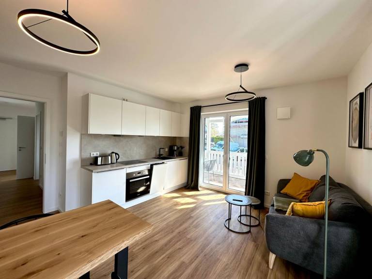 Moderne Ferienwohnung Sun mit überdachtem Balkon und Teilmeerblick in Haffkrug — photo 3