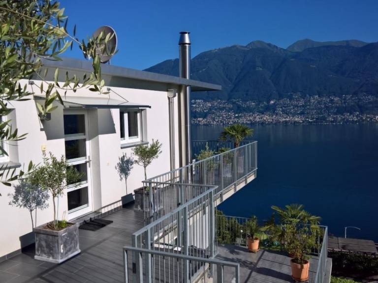 Ferienwohnung in Vira (Gambarogno), Piazzogna f&uuml;r max. 4 Personen