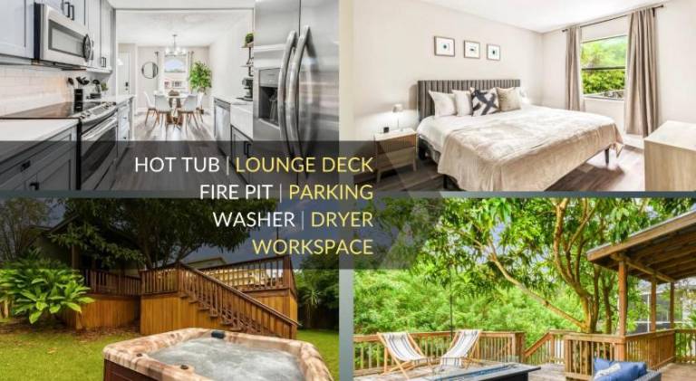 Heart of S Tampa- Hot Tub, Private Backyard, Fire Pit, Grill, 5 min to Beach in Tampa, FL