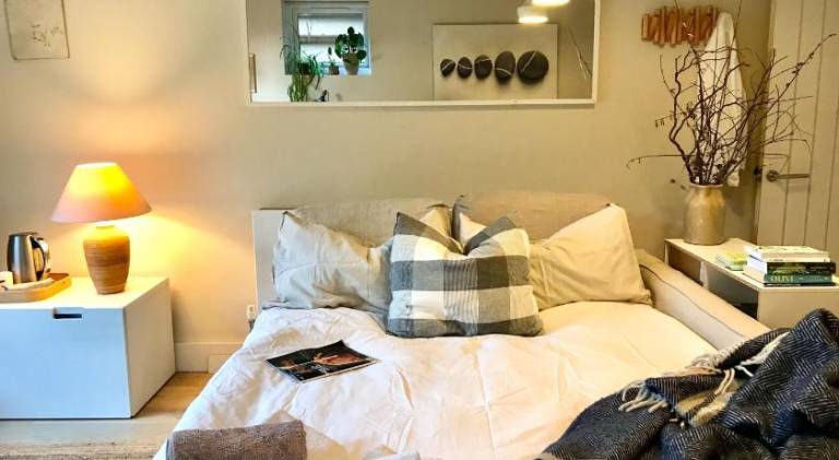 Peaceful Scandi Garden room in Falmouth
