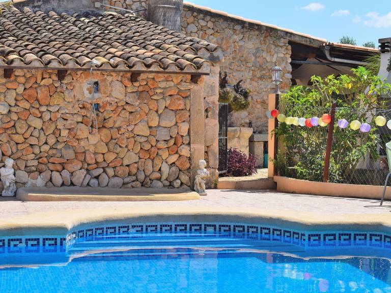 Ferienhaus mit Pool in Búger, Mallorca f&uuml;r max. 4 Personen