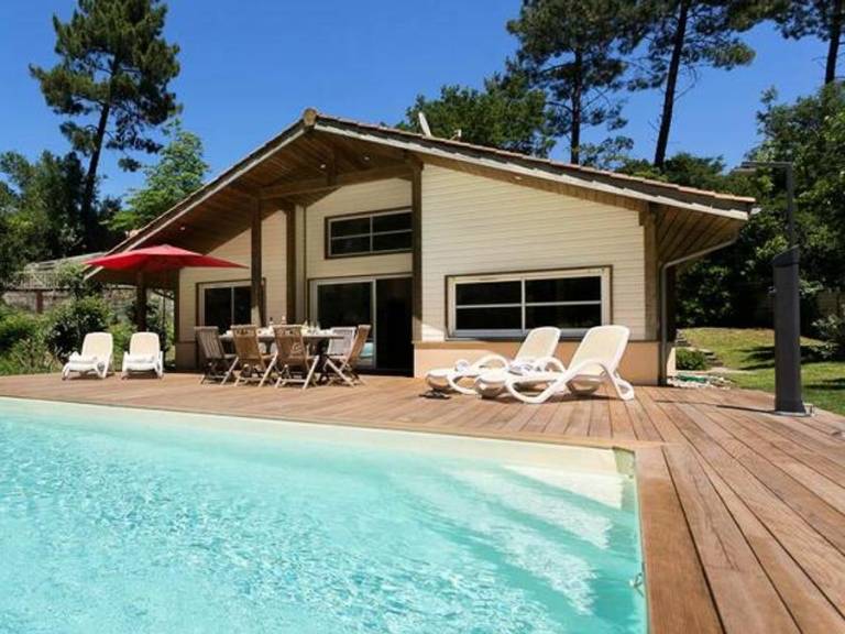 Ferienhaus in Moliets-et-Maa&comma; Plage de Moliets f&uuml;r max. 10 Personen am Atlantik