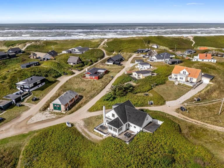 Ferienhaus mit Hund in Søndervig, Houvig Strand fuer max. 8 Personen