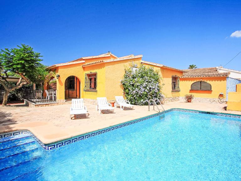 Ferienhaus in Dénia, Els Poblets für max. 4 Personen