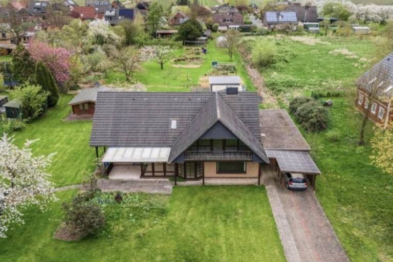 Ferienhaus mit Hund in Hollern, Altes Land fuer max. 4 Personen