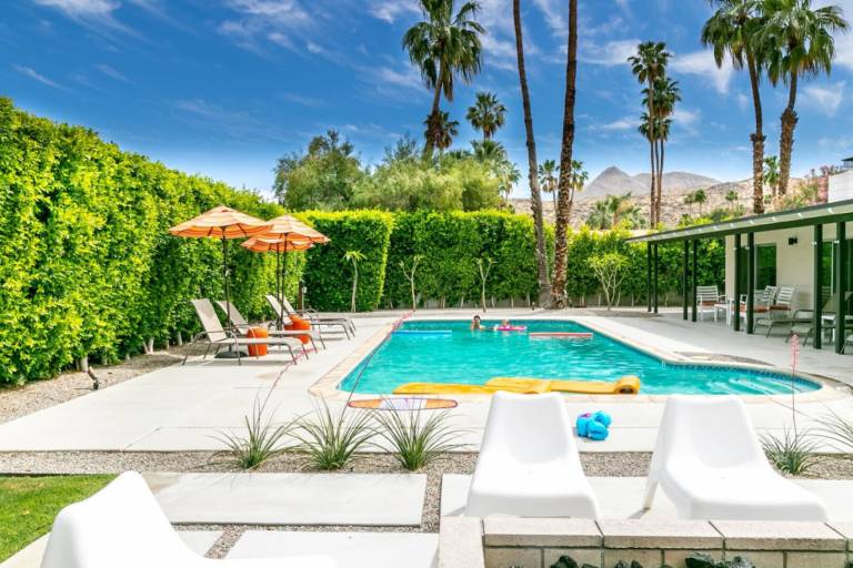 Vacation home with pool in Palm Springs, CA
