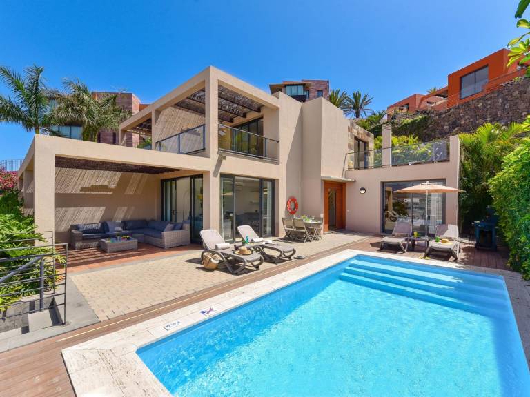 Ferienhaus mit Pool in San Bartolomé de Tirajana, Gran Canaria für max. 4 Personen