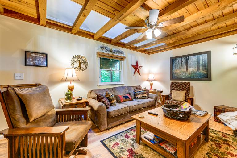 Hot Tub & Fire Pit: Cozy Cabin in Maggie Valley — photo 5