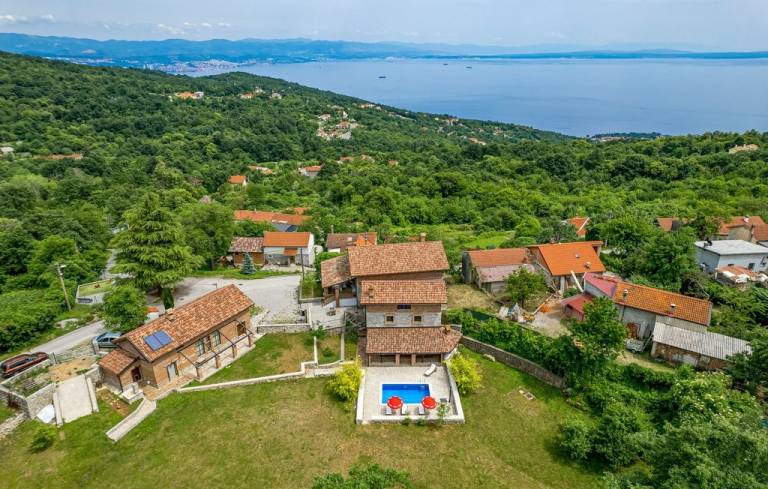 Ample villa with grill, garden & private pool | Pets are welcome in Opatija