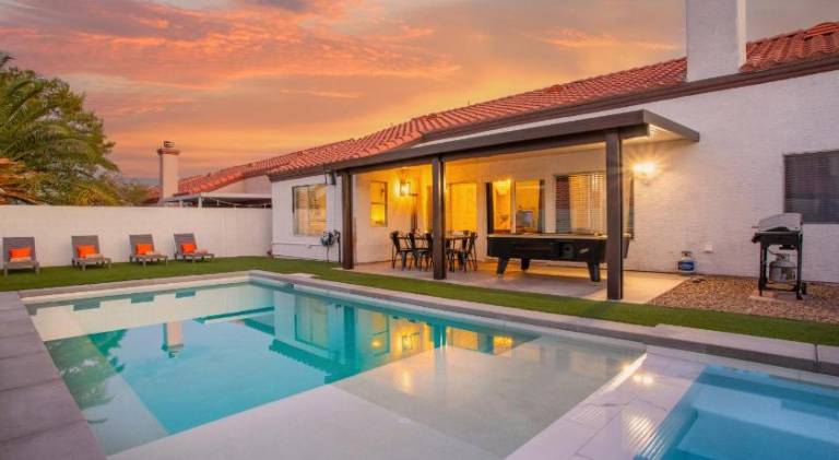 Vacation home with pool & hot tub in North Las Vegas, NV