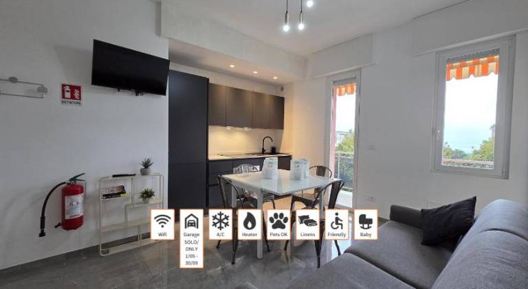 Holiday apartment | Next to the beach | Dogs allowed in Loano