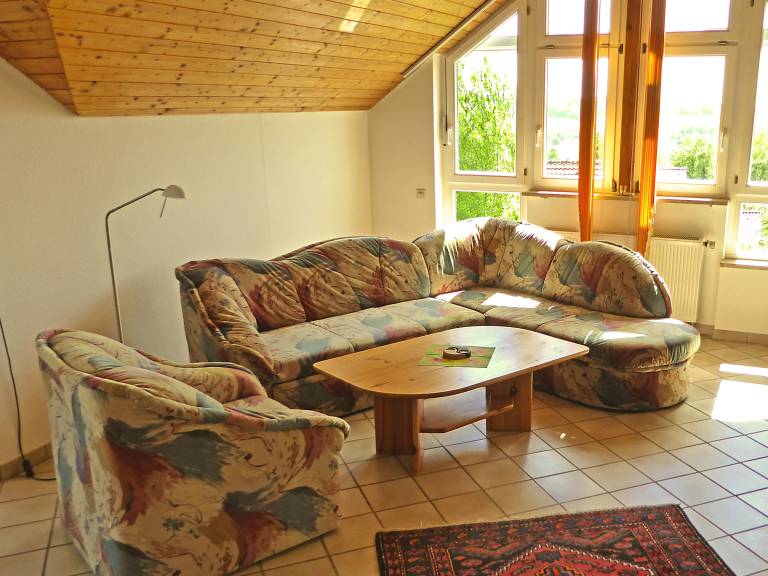 Ferienwohnung Sonntag mit Bergblick Balkon und Wi Fi