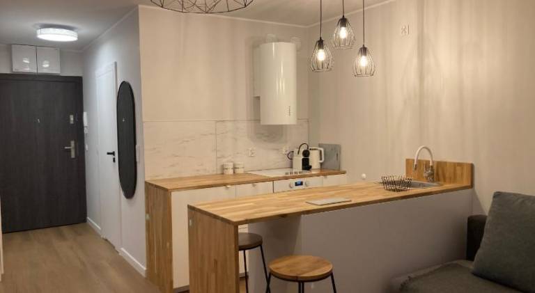 Rental apartment with patio in Szczecin