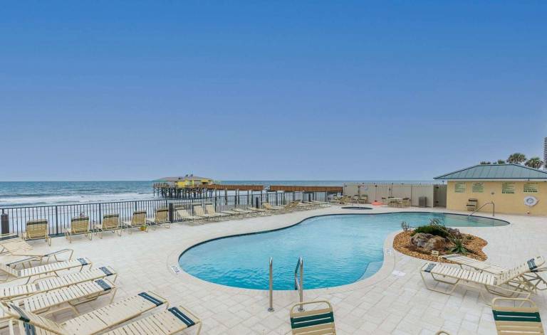 Breathtaking Views Heated Pool Beach Access in Daytona Beach Shores, FL
