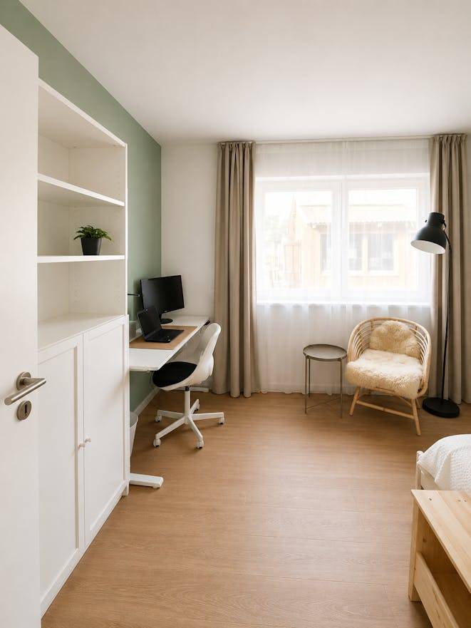 120 m&sup2; Privatzimmer