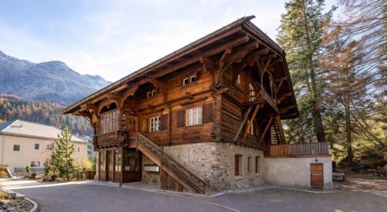 Chalet st Moritz 3 bdr terrace in St. Moritz