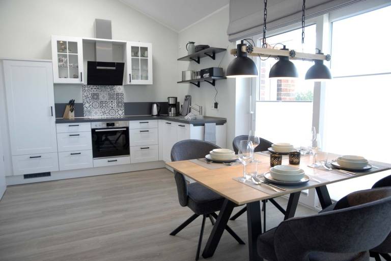 Stilvolle Ferienwohnung Windharfe des Haus Juist für Ihren Traumurlaub in Wangerland