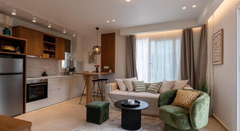 Rental apartment with terrace, yard & pool | Beach nearby | Pets allowed in Hersonissos