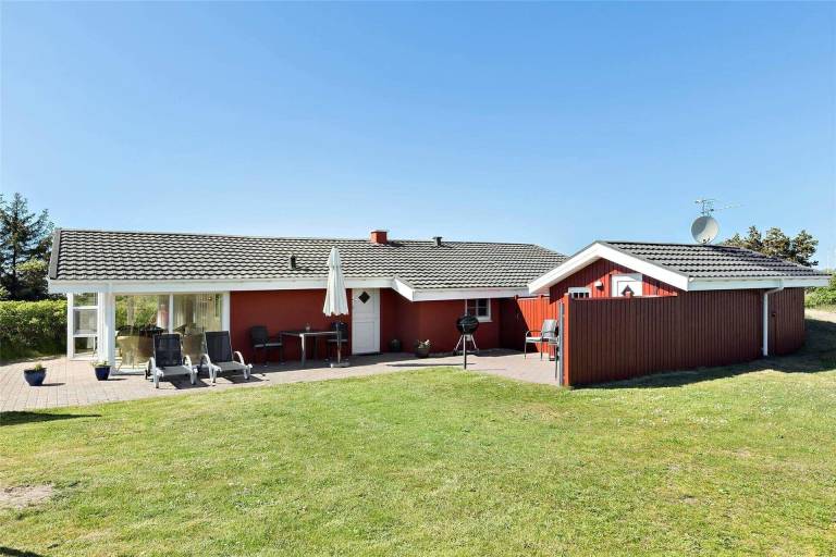 Ferienhaus mit Hund in Lakolk für max. 6 Gäste