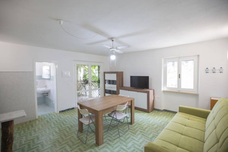 Located on the ground floor, it consists of a living room with kitchenette and sofa bed, a double be — photo 3