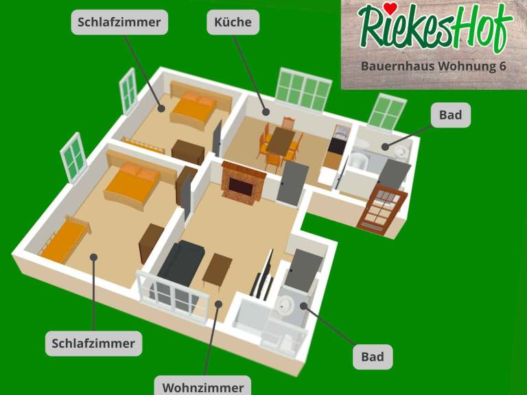 Family-oriented rental apartment with sauna, pool & fast internet | River view | Pets are welcome — photo 2