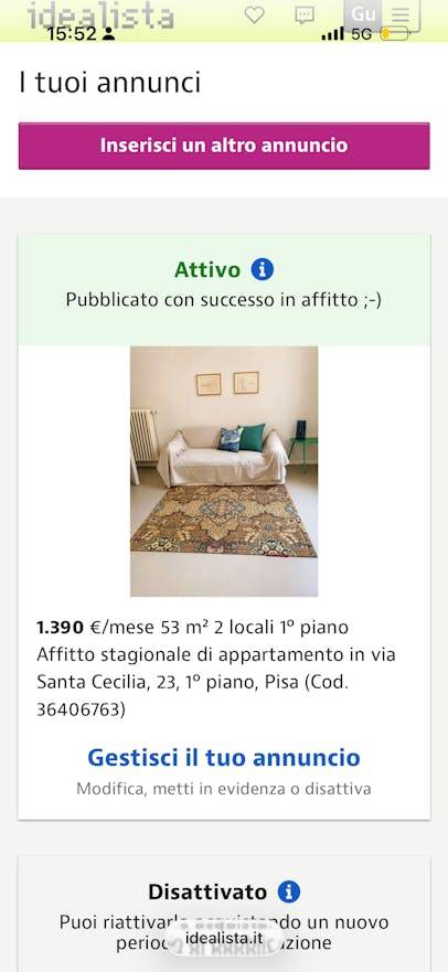 50 M² Apartment ∙ 1 Bedroom ∙ 2 Guests - Pisa