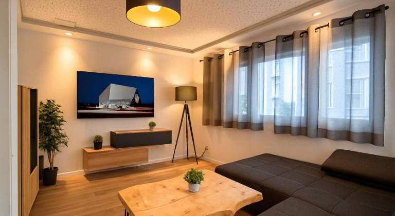 Serviced apartment with barbeque & patio | Close to Porsche Museum | Suitable for remote work in Stuttgart