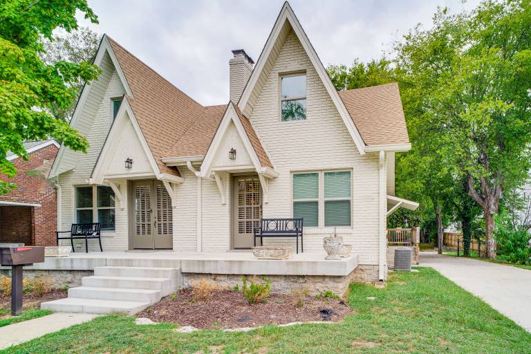 Walk to Five Points East Nashville Home w Yard