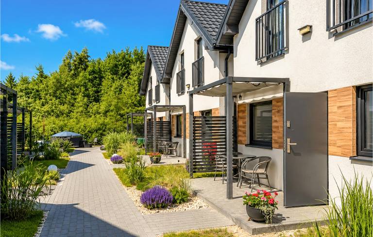 Ferienhaus mit Hund inRowy, Polnische Ostsee  f&uuml;r max. 6 Personen