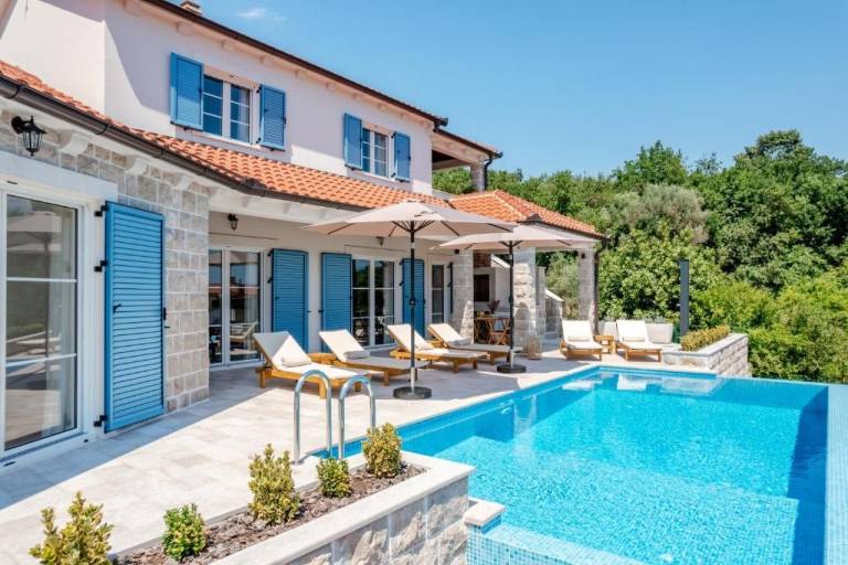 Ferienhaus in Đenovići, Baošići f&uuml;r max. 8 Personen