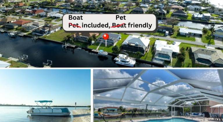 Vacation home with pool in Port Charlotte, FL