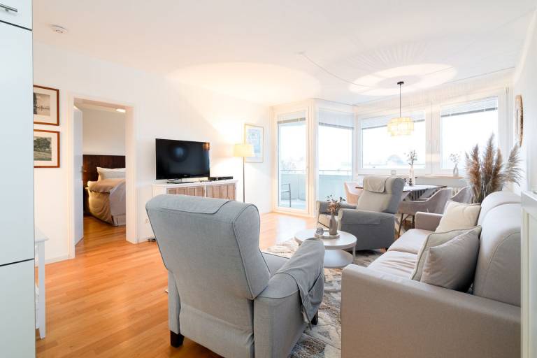 Beau Rivage: Komfortables Apartment mit Balkon nahe Sandstrand in Scharbeutz — photo 3