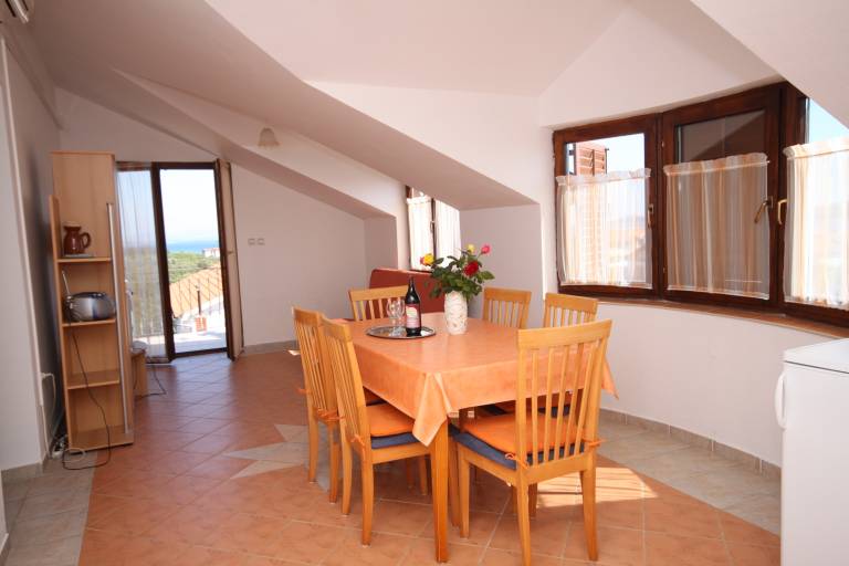 Two bedroom apartment with terrace and sea view Tribunj, Vodice (A-6223-b) — photo 4