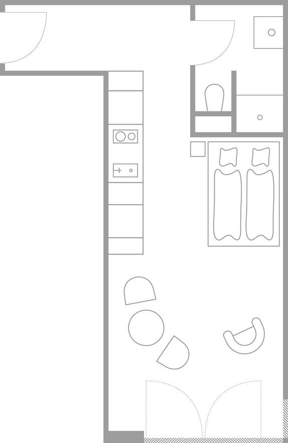 Rental apartment with terrace — photo 2