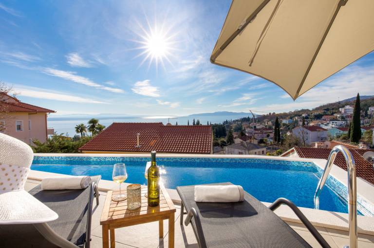 Villa with terrace, jacuzzi & private pool | Pool view — photo 5