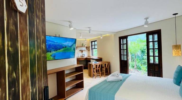Serviced apartment with jacuzzi, patio & barbecue | Next to the beach | Pets are welcome in Bombinhas